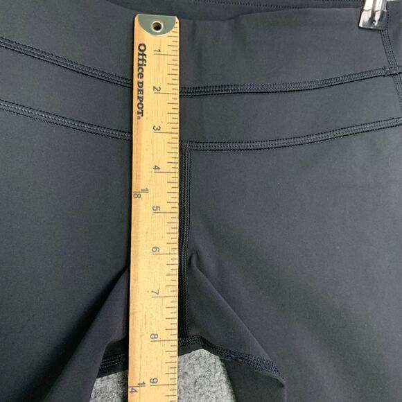 Lululemon Groove Mid‎ Rise Bike Shorts Women’s Size 4 Tall Black - Picture 6 of 10